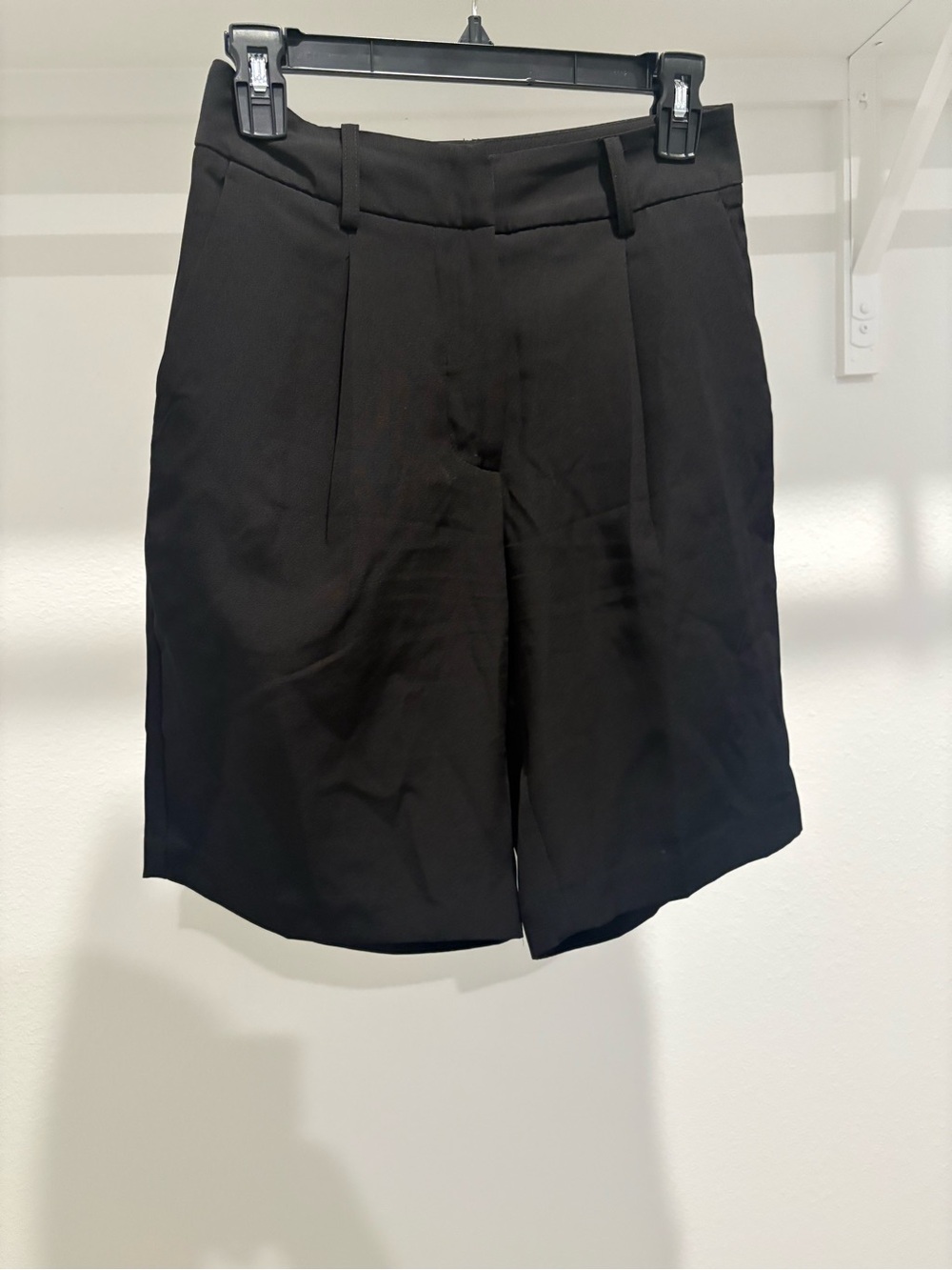 Classic Black Women’s Tailored Shorts